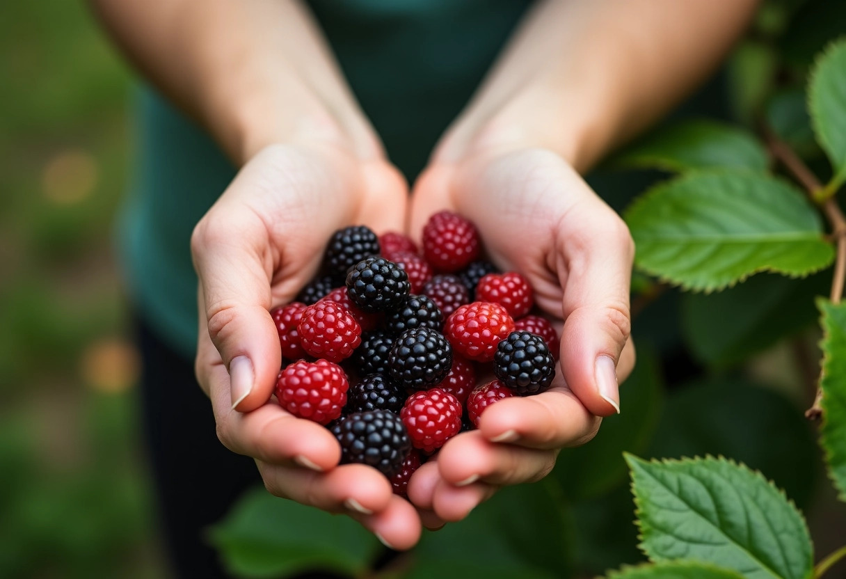 mûrier-platane fruits