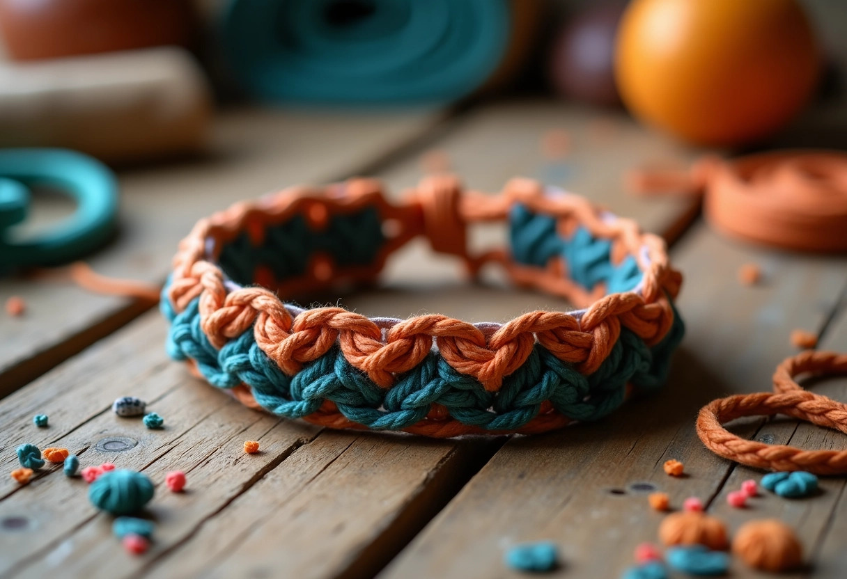 macramé bracelet