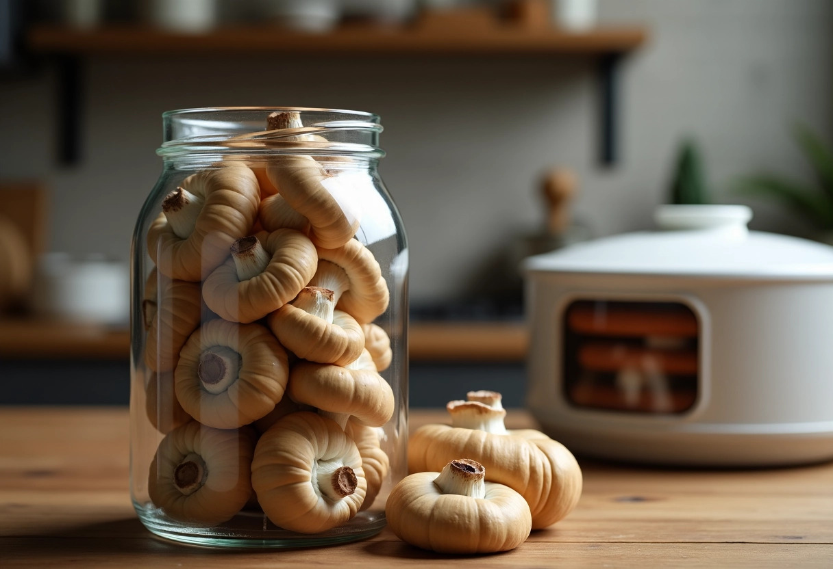 champignons déshydratés