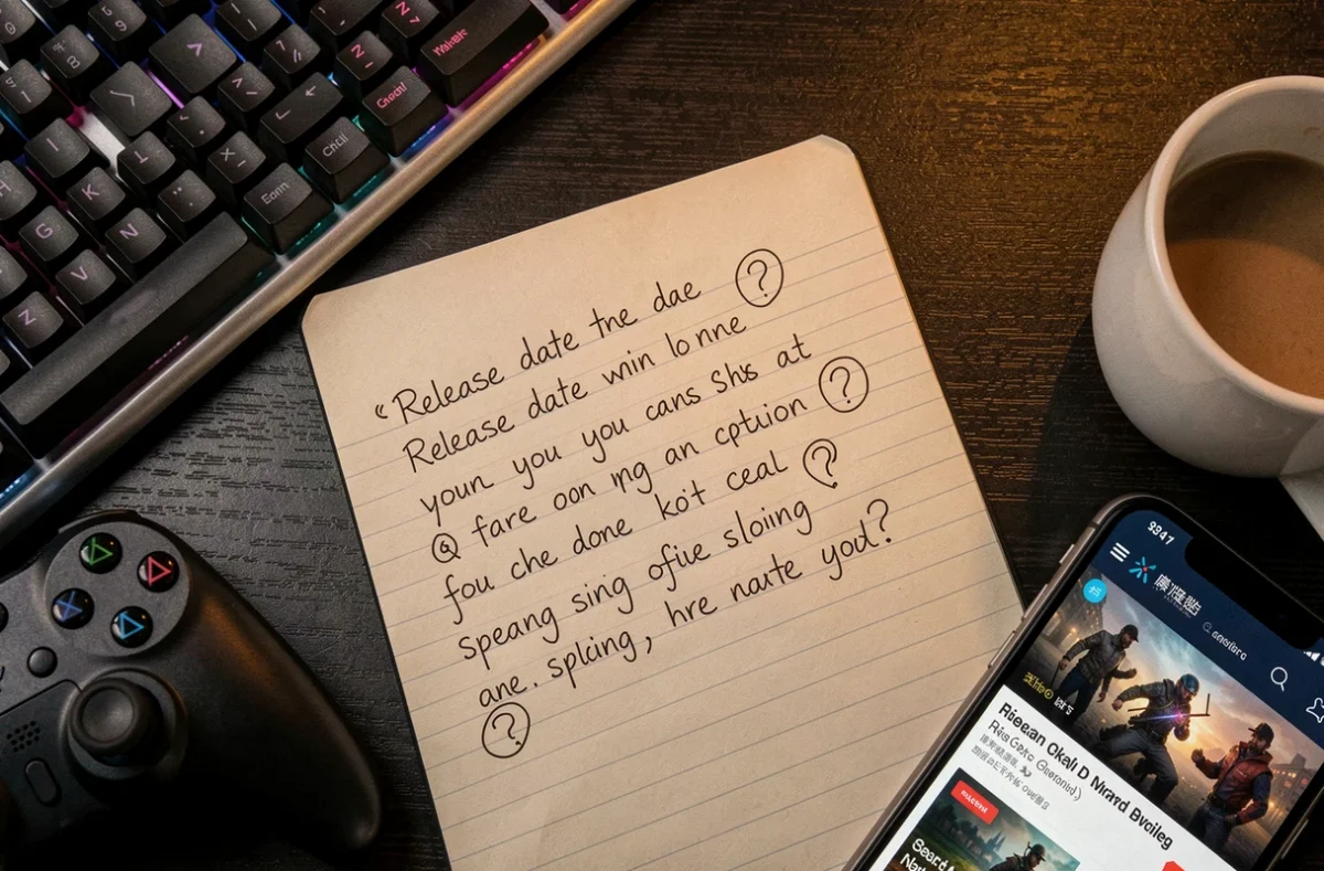 Gros plan sur un carnet de notes et une manette avec des spéculations sur la date de sortie de Battlefield 6